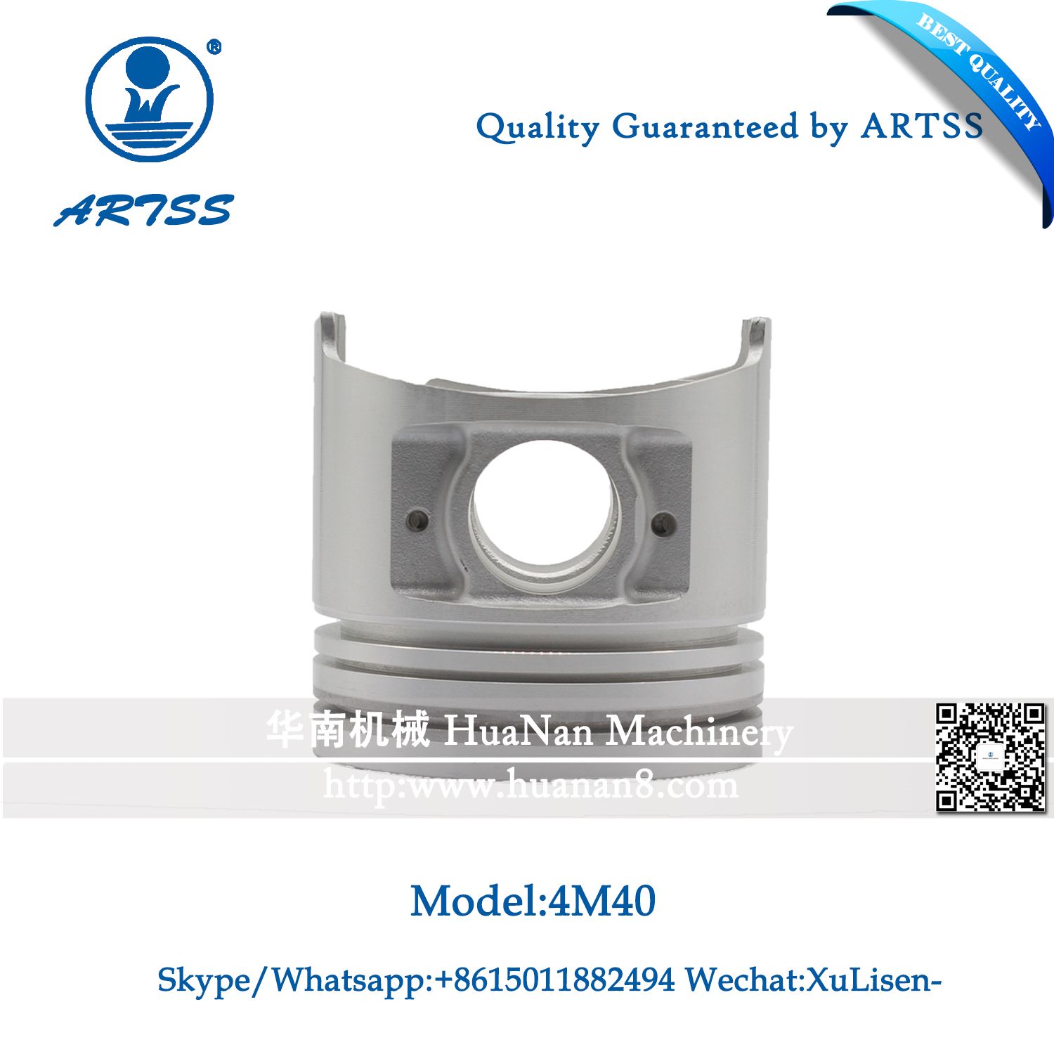 Engine 4m40 4m40t Pistons for Fuso Truck (Me201780)