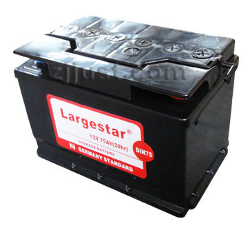 Rechargeble Qualified Dry Battery 12V 75ah DIN75