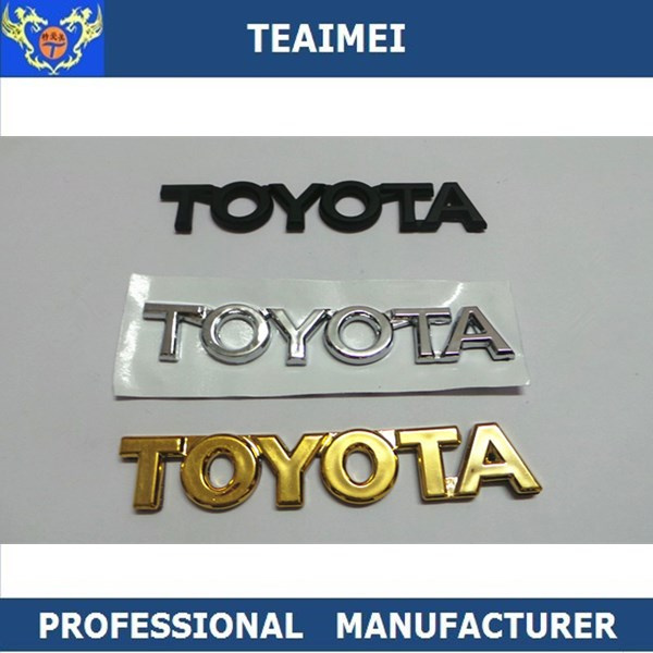 Custom Chrome Car Logo Letter Nameplate Badge Emblem Sticker