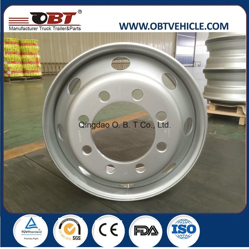22.5*8.25 22.5*9.0 Truck Steel Aluminum Wheel Rim for Heavy Truck