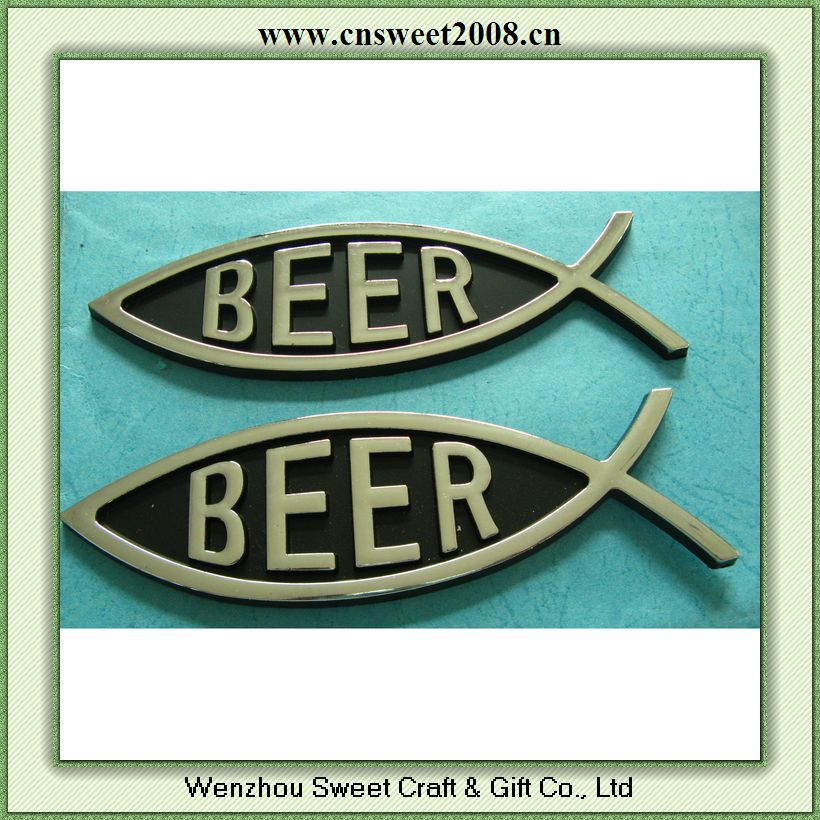 Custom Plastic Car Chrome Badge Emblem (S1M089)