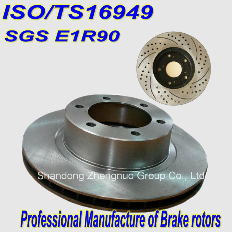 Auto Parts Brake Discs for Toyota Cars