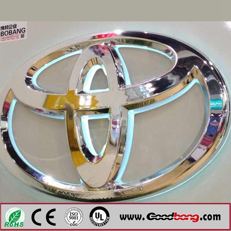 Wholesale Price 3D LED Logo Custom Car Logo for Toyota