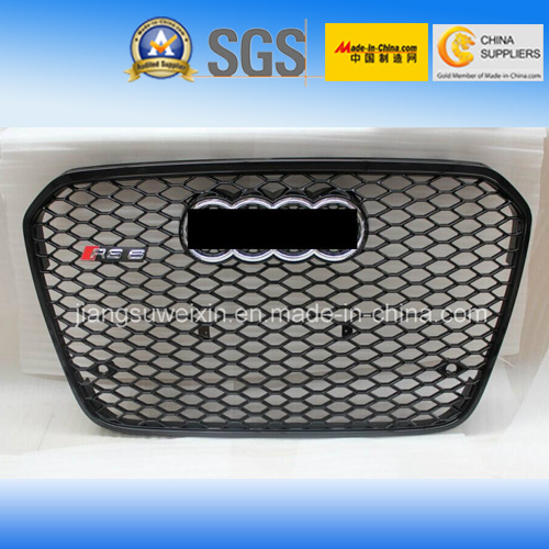 Silver Front Auto Car Grille for Audi RS6 2013