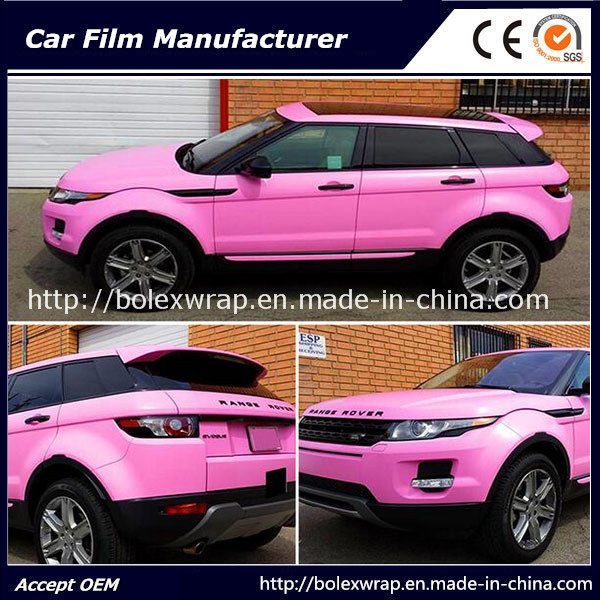 PVC Film Colorful Car Vinyl Sticker Air Free Bubbles Vinyl Car Wrap Film