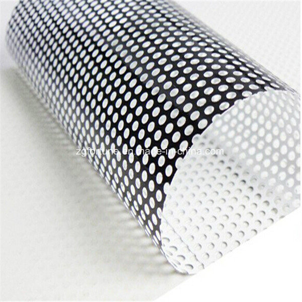 One Way Vision See Through Perforated Window Sticker