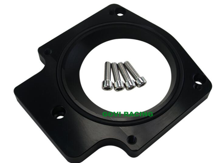 Aluminum Black Throttle Body Spacer for GM Ls1 Ls2ls4 Ls6 Lsx
