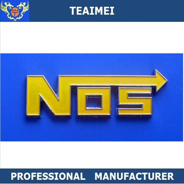 Colorful Nos Letter Trunk Badge Emblem