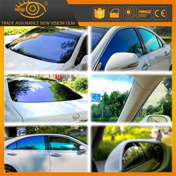 Nice Decoration Rainbow Car Window Chameleon Film