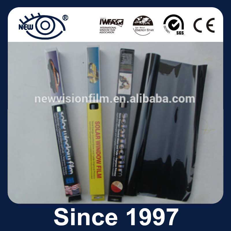 High Quality 1 Ply V-Bk03 Ultra Super Dark Black Anti-Scratch Solar Window Tint Film