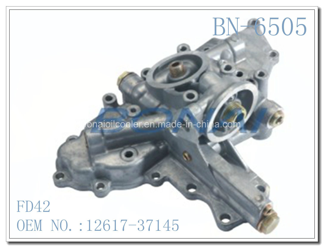 Nissan Aluminium Oil Cooler Side Cover Fd42 (OEM: 12617-37145)
