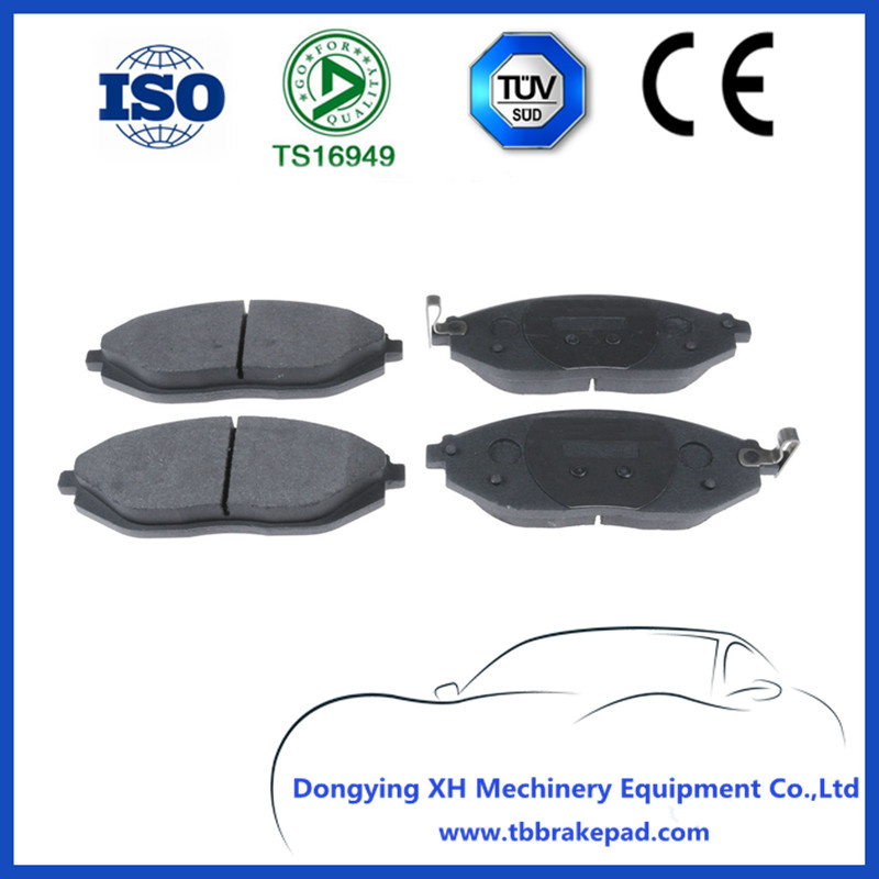 Trax Low Noise Semi Metallic Painted Plastic Front Brake Pad for Chevrolet D1590