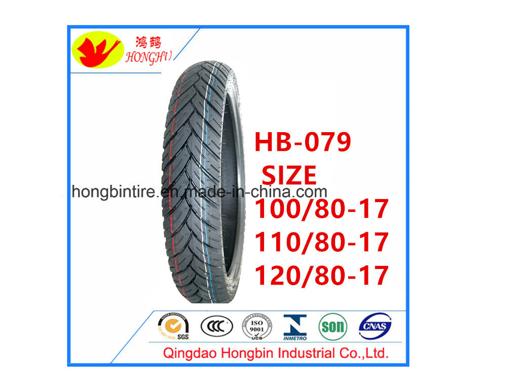 Hot Sale Tubeless Tyre Motorcycle Tire with 100/80-17 110/80-17 120/80-17
