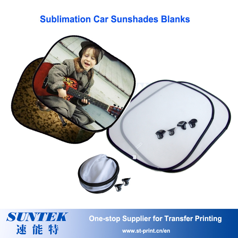 Sublimation Printing Blank Car Window Sun Shade Nylon Sunshade