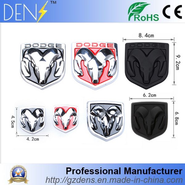 for Dodge RAM Emblem 3D Decal Tailgate Metal Badges