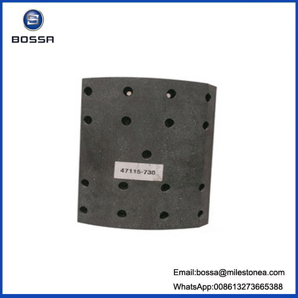 Auto Spare Part Truck Brake Lining 47115-730