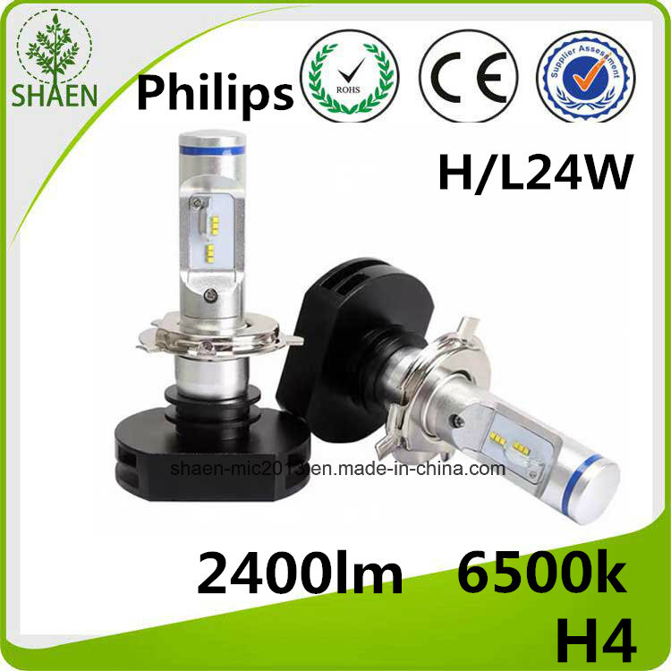 H4 LED Auto LED Headlight Universal 24W 2400lm