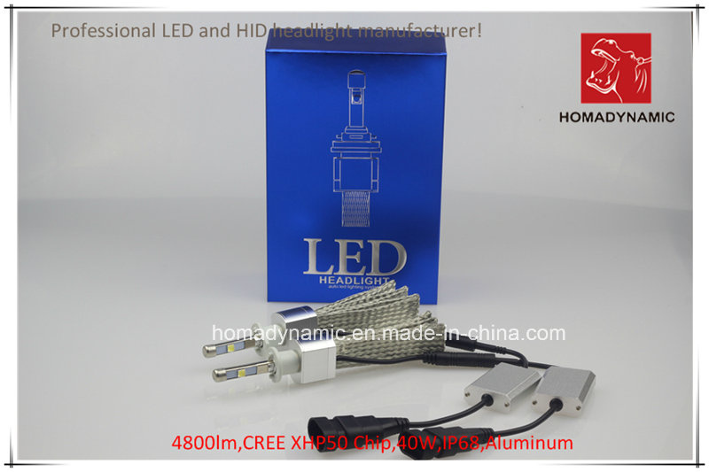 LED Car Light H13 4800lm CREE Xhp 50 LED Headlight 9600lm