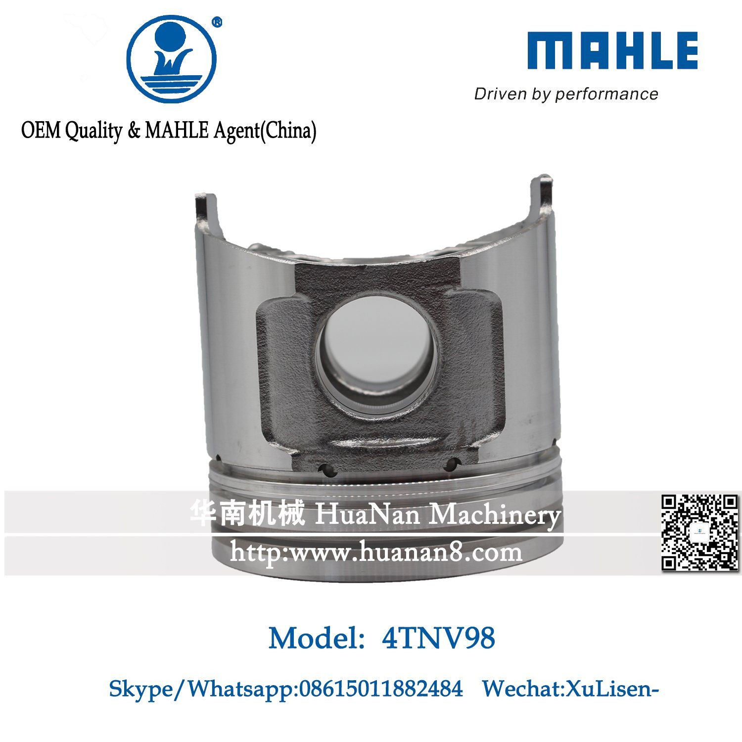 Mahle Piston 4tnv98 for Yanmar Engine