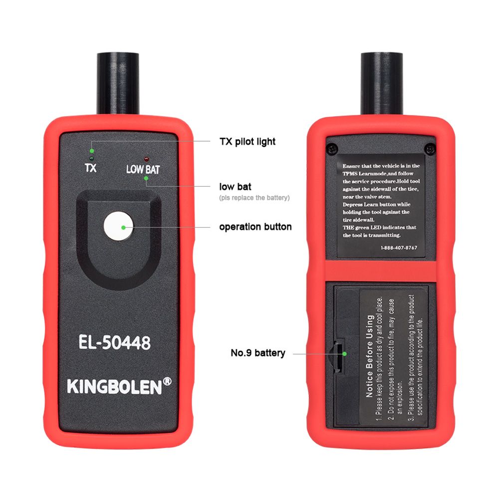 EL-50448 Auto Tire Pressure Monitor Sensor TPMS Activation Tool for G-M for Opel Series Vehicle Kingbolen EL-50448 Free Shipping