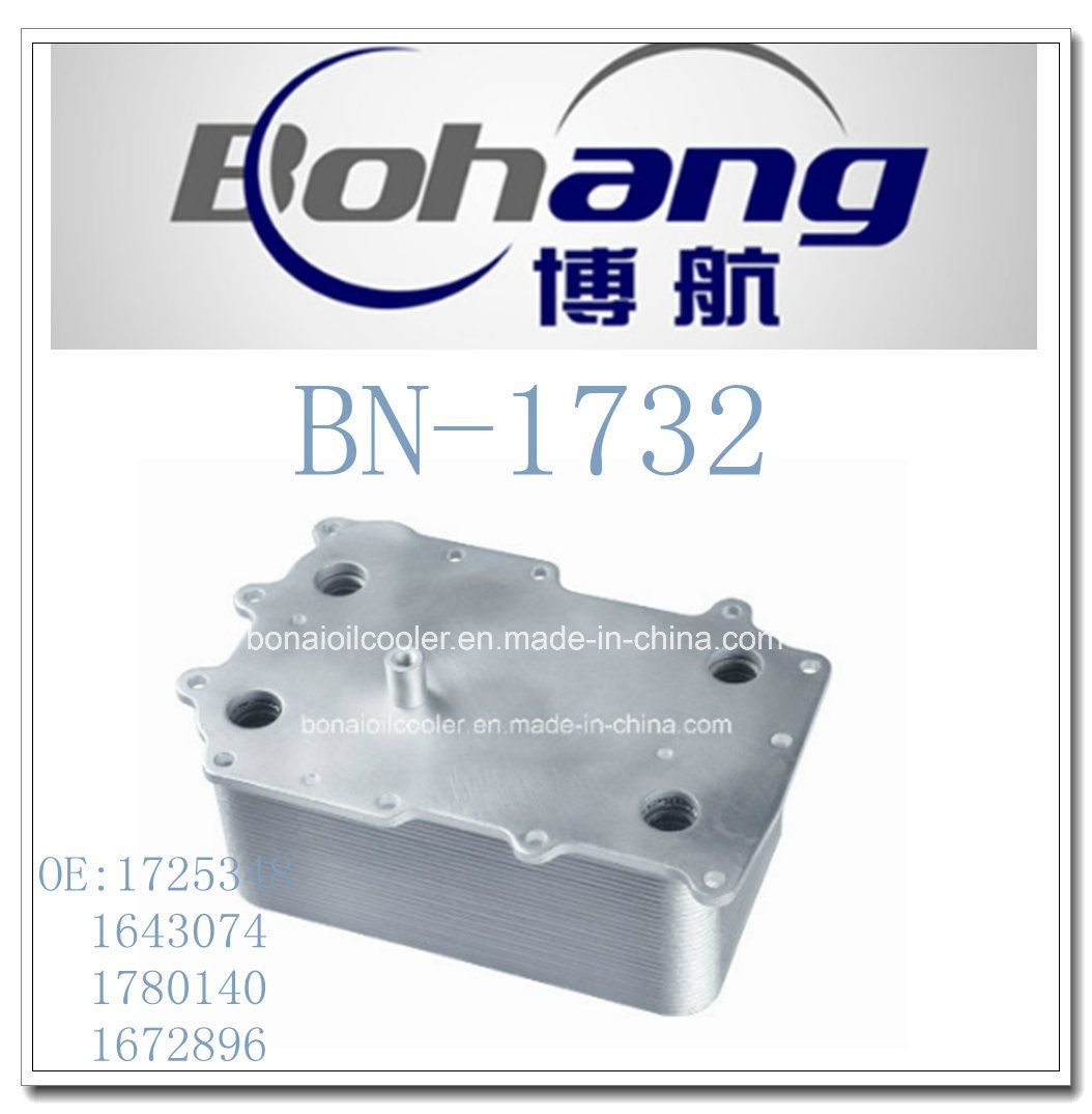 Bonai Auto Spare Daf CF65 CF75 CF85 Xf95 95xf Xf105 Truck Oil Cooler (1725438/1643074/1780140/1672896)