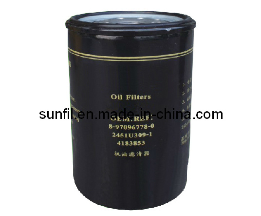 Oil Filter for Hitachi 4183853 8-97096778-0 2451u309-1