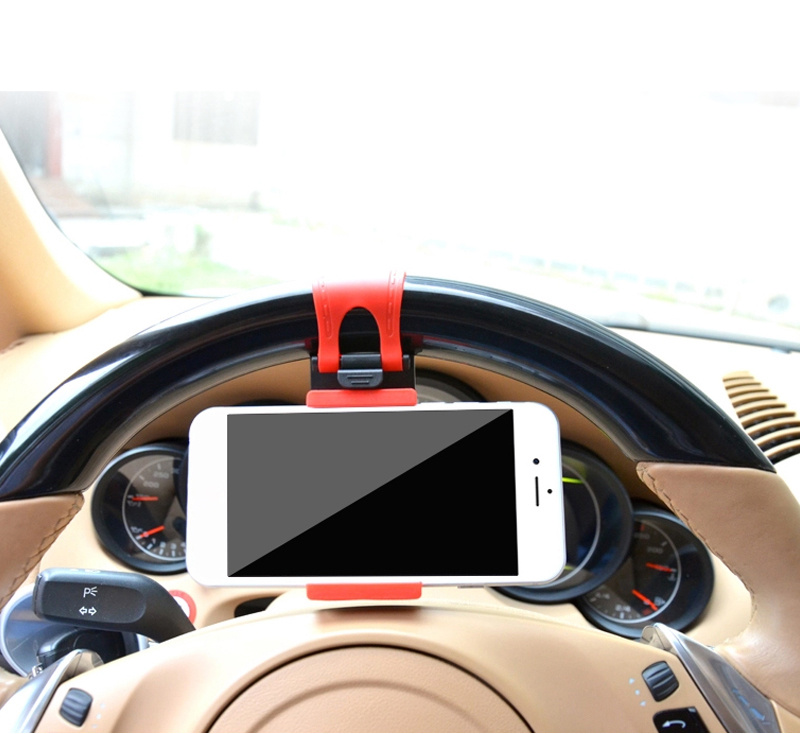 Car Magnetic Steering Wheel Mobile Phone Holder for Universal Car Smart Phone Holder for iPhone 5 5s Se 6 7