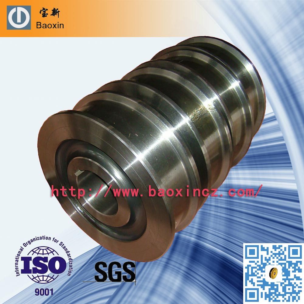 ASME Forged Crane Heavy Double Flange Steel Wheel