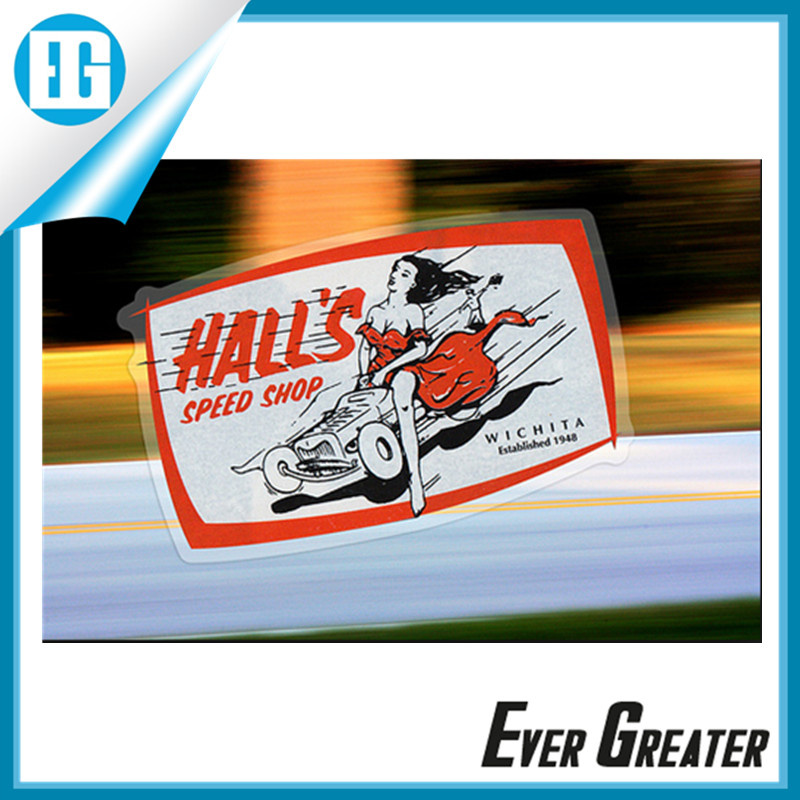 Custom Waterproof Clear Sticker with ISO Ts16949 Certified