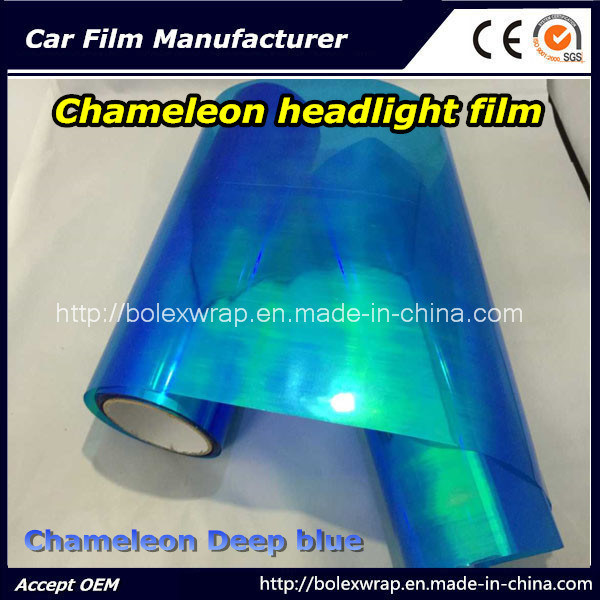 Light Vinyl Sticker Chameleon Car Headlight Tint Vinyl Films Car Lamp Film