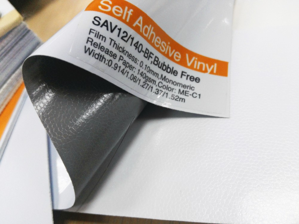 Bubble Free Polymeric Self Adhesive Vinyl for Car Warping