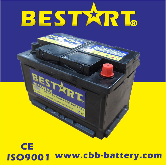 Hot Produce and Export Various Color Lead Acid Low Maintenance, Wet Charge or Dry Vehicle Battery DIN66mf