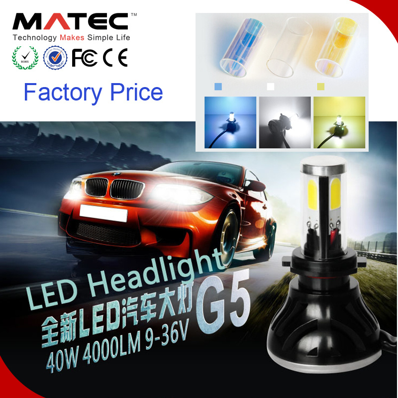 Pair Upgrade 80W 8000lm Single & Hi-Lo Beam Lamp Bulbs Car LED Headlight H7