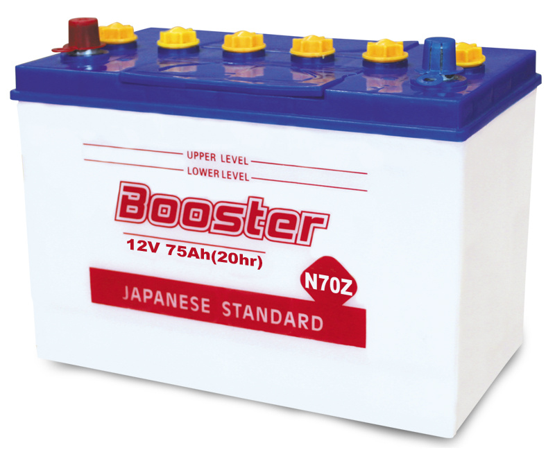 Dry Car Battery Rechargeable Battery Lead Acid Battery (N70Z)