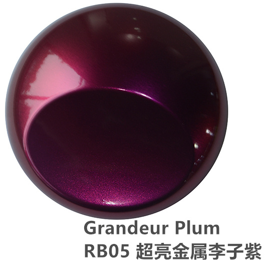 Scratch Resistant Plum Metallic Cool Auto Wraps Vinyl