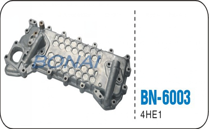 Engine Oil Cooler Cover for Isuzu 4he1