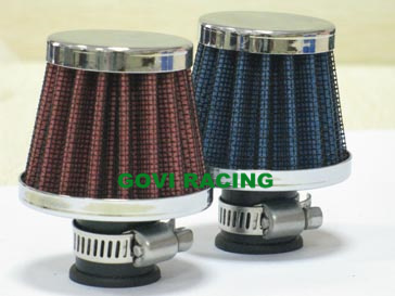 9/12/15mm Small Air Filter with Stainless Steel Red