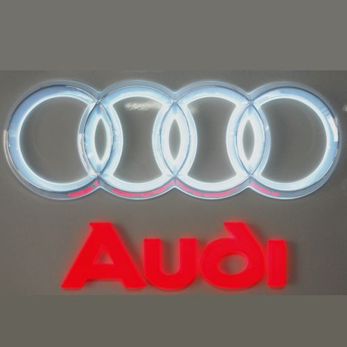 Electroplating Chrome Car Sticker ABS Car Logo