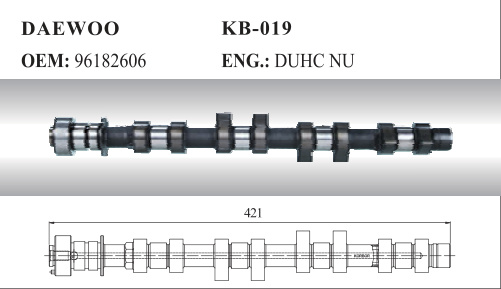 Auto Camshaft for Daewoo (96182606)