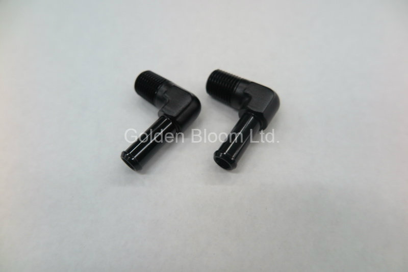90 Degree NPT Thread to Barb Male Fitting