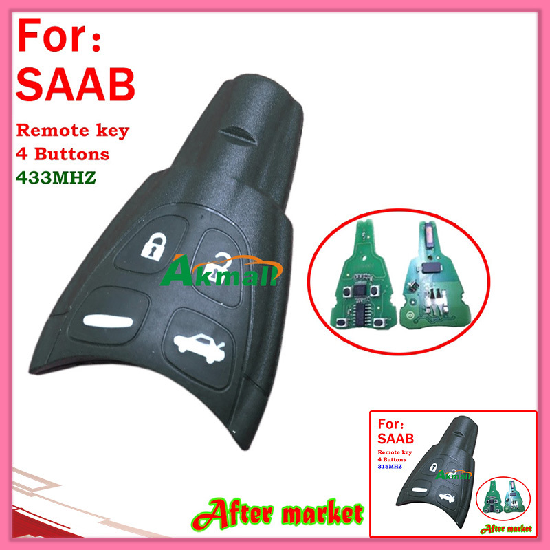 Remote Key for Saab with 4 Buttons 315MHz