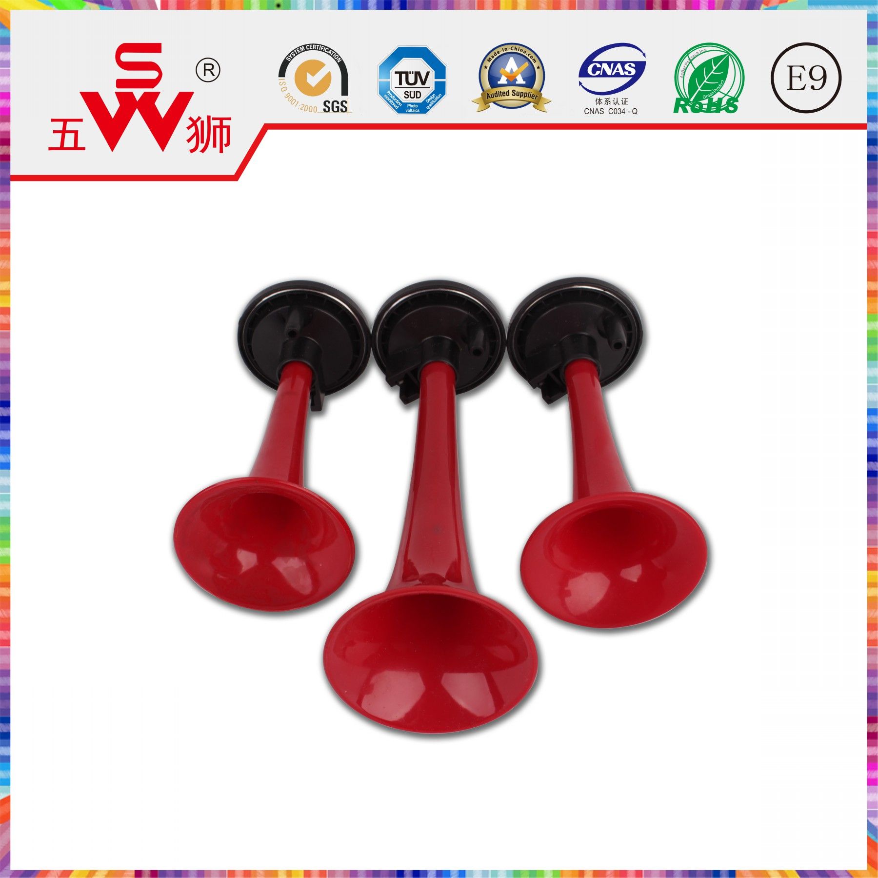 Color Horn Auto Air Horn for Machinery Part