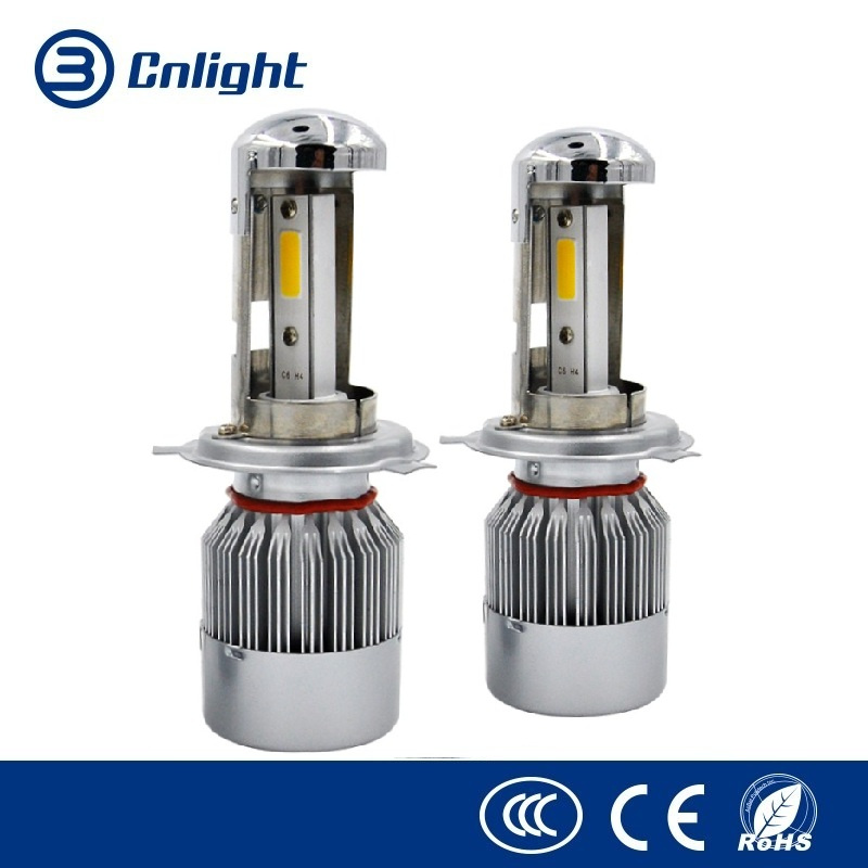 Better Quality 3800lm 36W S6 Car LED Headlight H4 H/L Beam Bulb Auto Headlight Kits Gold Supplier Cnlight Universal Motorcycle Headlight Auto Lamp