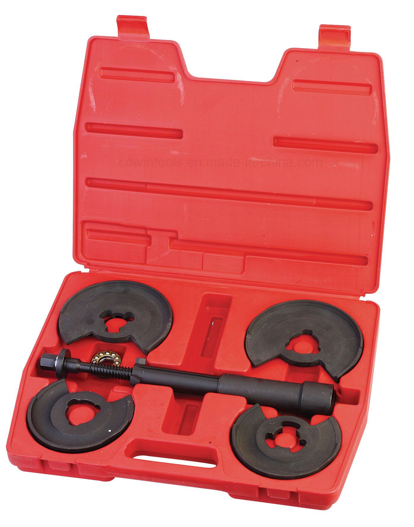 5PC Telescopic Coil Spring Compressor Strut Repair Tool Kit