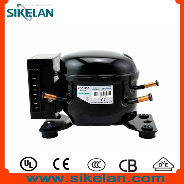 DC Solar Compressor 12/24VDC Qdzh43G R134A for Car Refrigerator Freezer