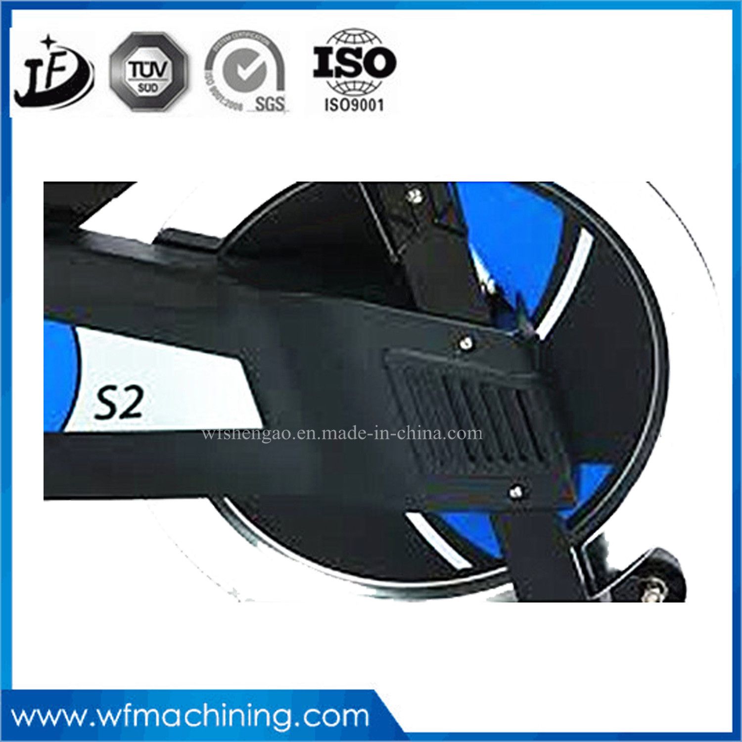 Cast Iron Sand Casting Lady Fitness 2.5kgs Spinning Bikes Flywheel
