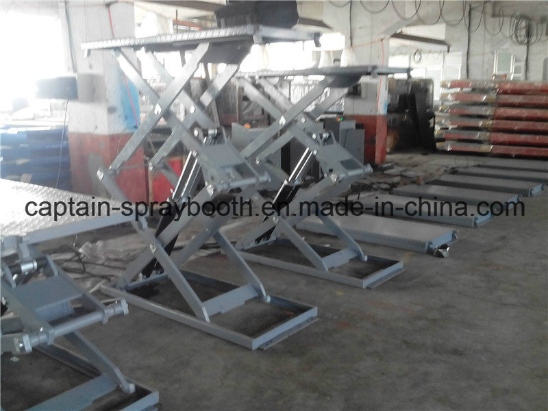 Low Profile Double Scissor Car Lift Underground Type