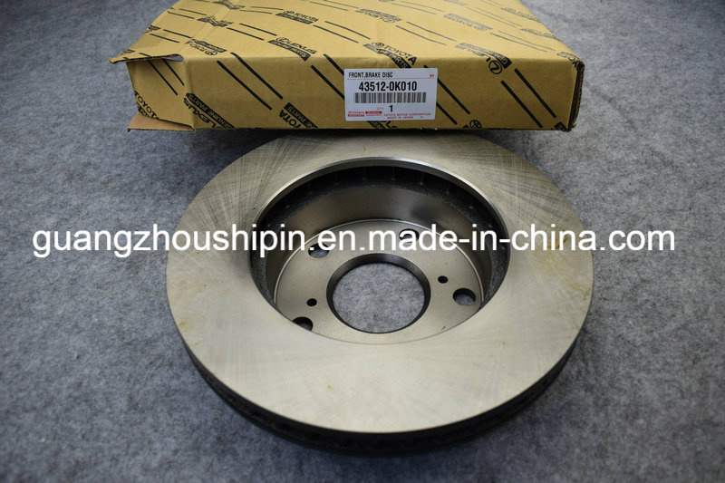 Auto Front Brake Disc 43512-0K010 for Toyota Hilux Vigo 4*2