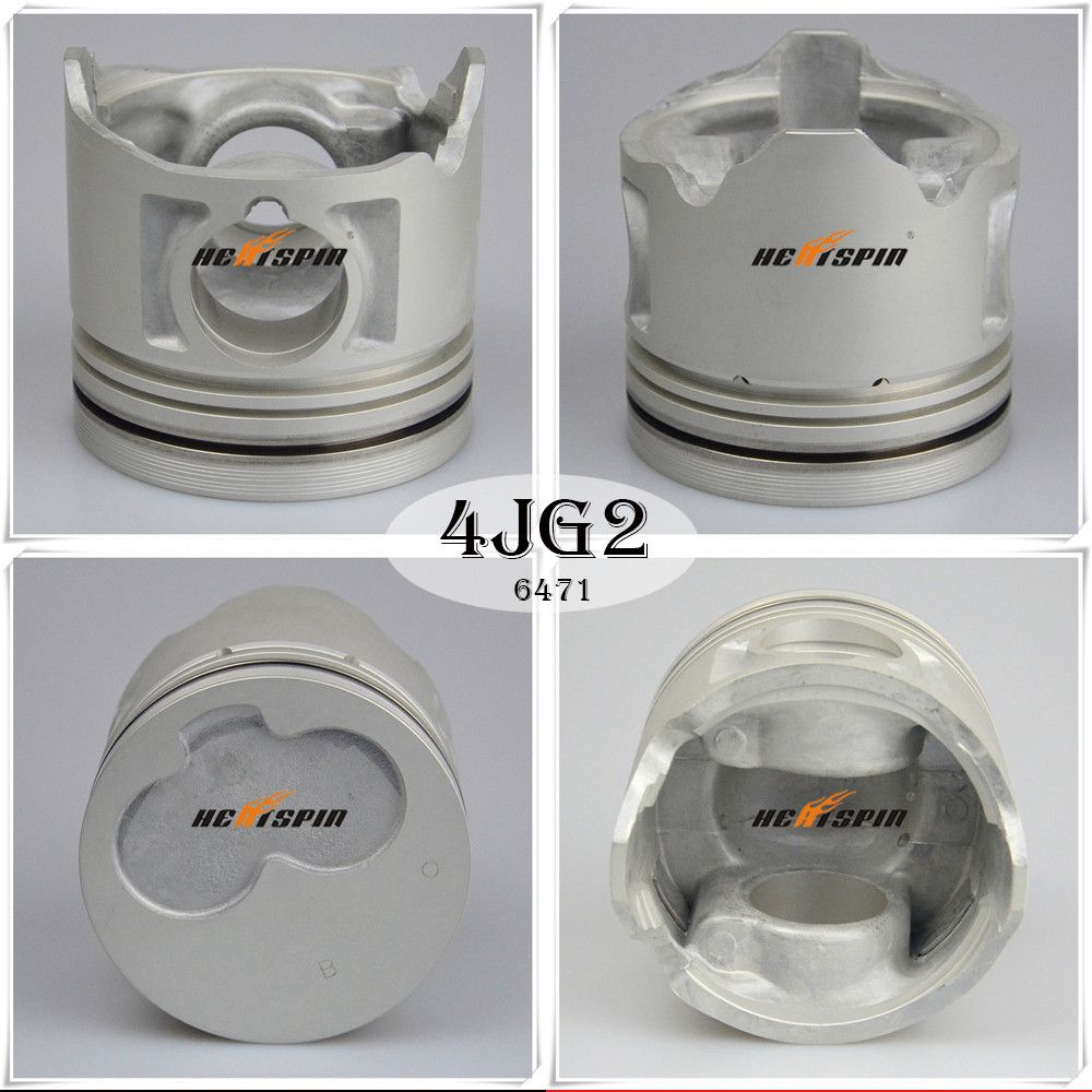Japanese Diesel Engine 4jg2 Isuzu Alfin Piston 4cyl. 8-97073-647-1