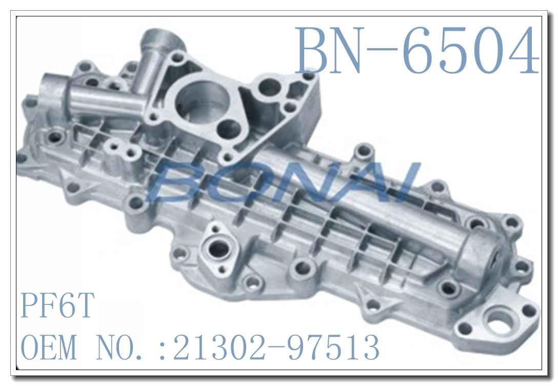 Nissan Aluminium Oil Cooler Side Cover PF6t (OEM: 21302-97513)